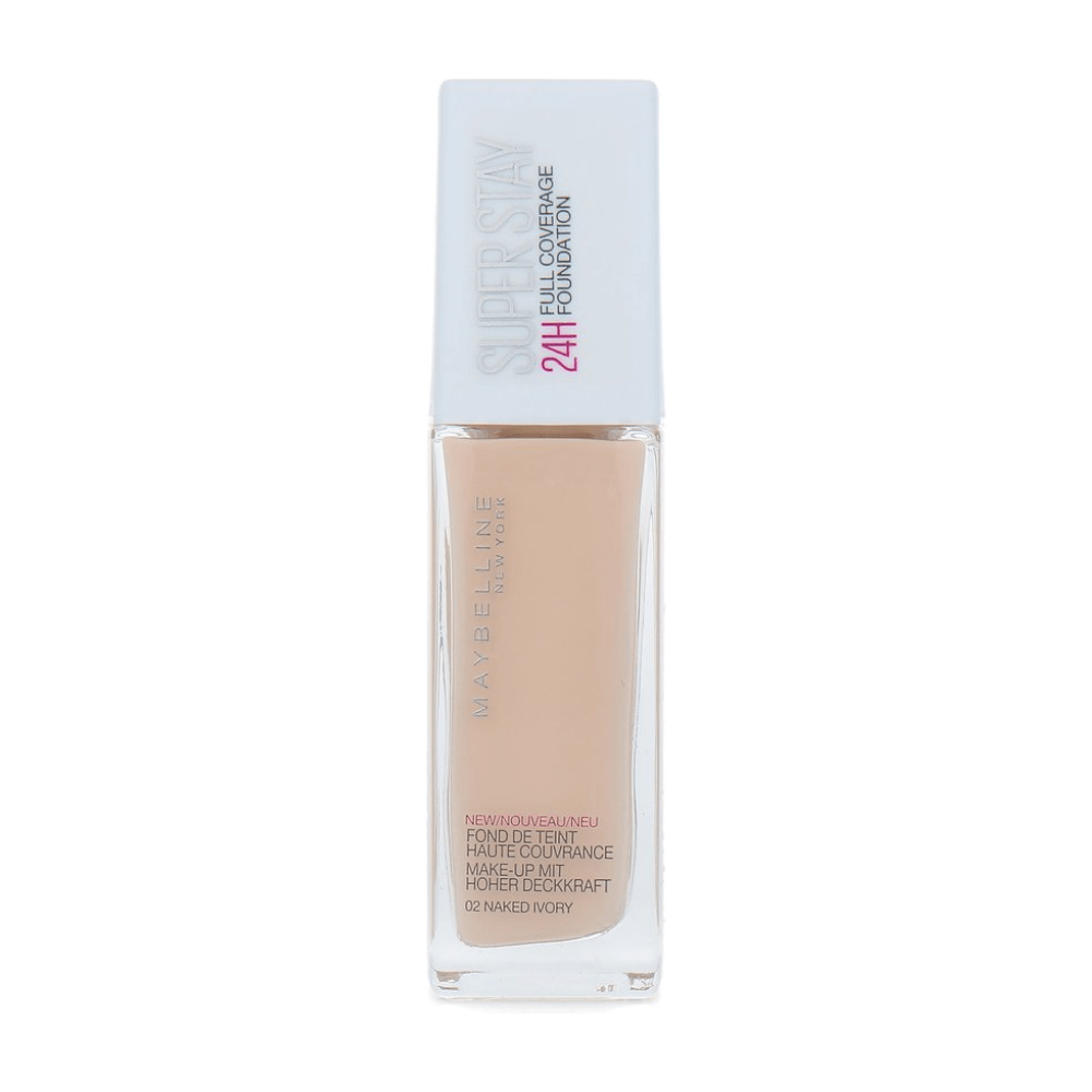 Maybelline SuperStay Full Coverage 24H Foundation - 02 Naked Ivory