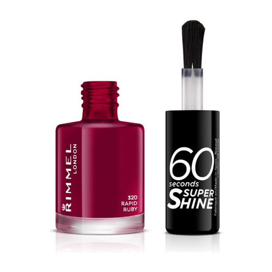 Rimmel 60 Sec Nail Polish Quick D 8 ML 320 Rapid Ruby