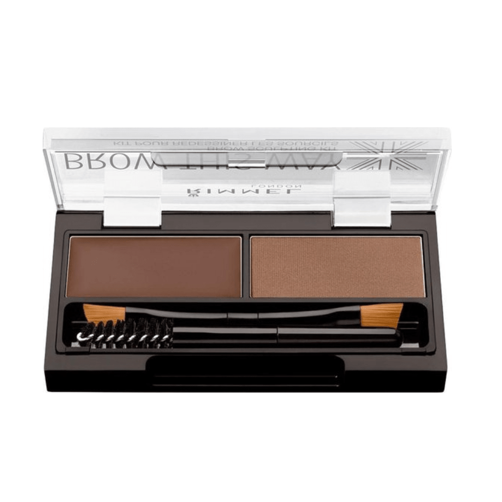 Rimmel London Brow This Way Kit Wenkbrauwpoeder - 002 Medium Brown