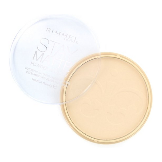 Rimmel London Stay Matte Pressed Powder – 001 Transparent – Puder