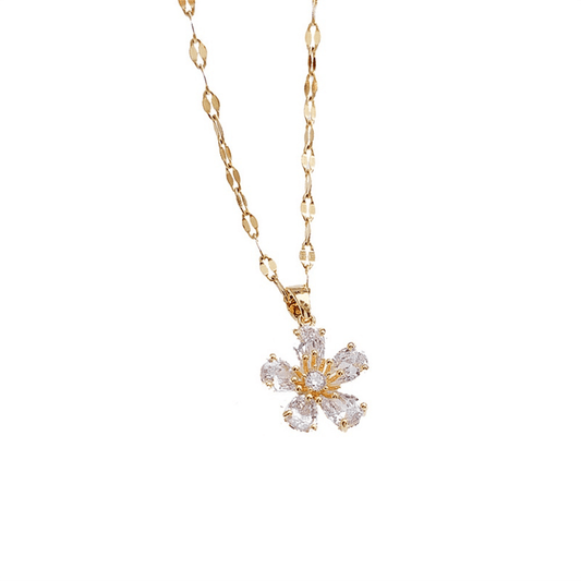 Elegante Lelie Halsketting voor Dames