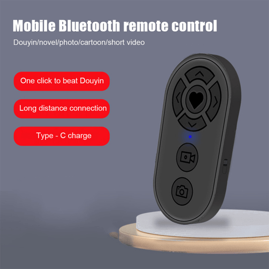 Wiederaufladbare Bluetooth-kompatibel Fernbedienung 7 Tasten