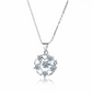 Dames ketting, 925 Sterling zilveren ronde hanger ketting
