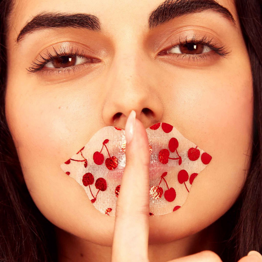 VITAMASQUES Vegane Collagen-Lippenmaske – Feuchtigkeitsspendende Lippenmaske mit Hyaluronsäure und Kirschextrakt – Pflegend und aufpolsternd