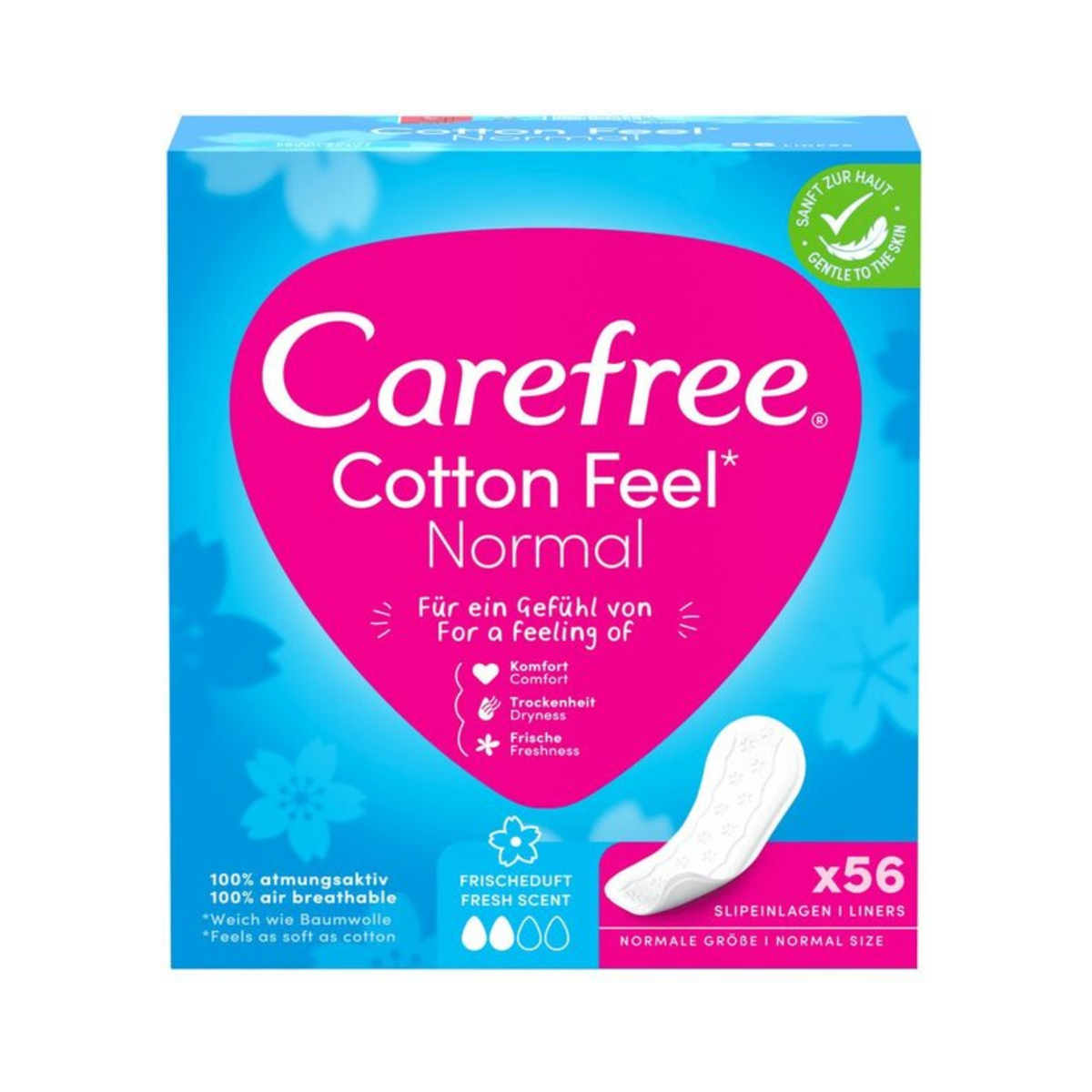 Carefree Cotton Feel Fresh 56 stuks