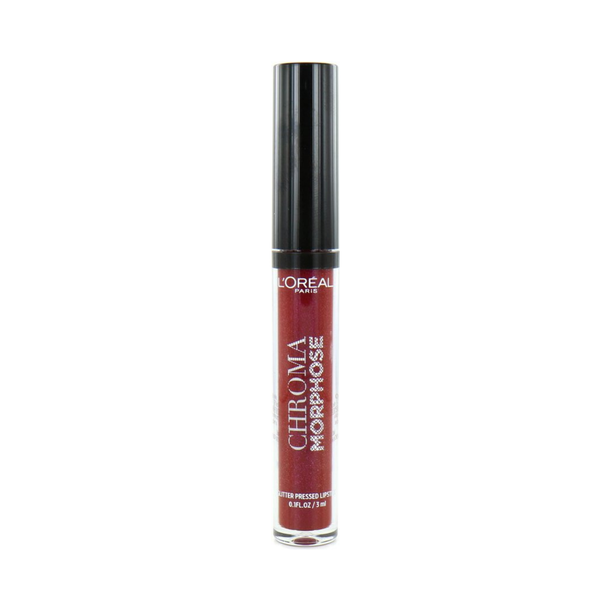L'Oréal Chroma Morphose Glitter Pressed Lipstick - 03 Night Viper