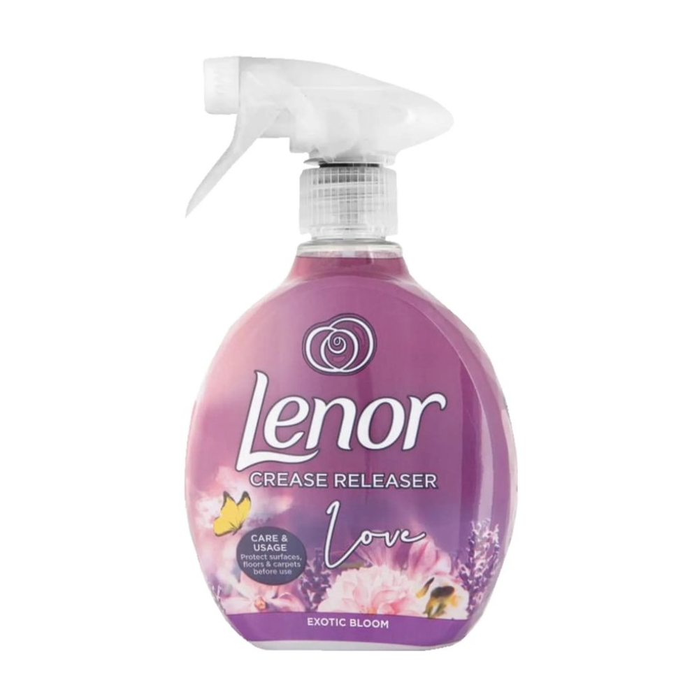 Lenor - Crease Releaser - Love - Exotic Bloom - Kreukverwijderaar - Textielvefrisser - Spray - 500ml