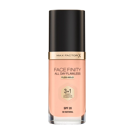 Max Factor Facefinity All Day Flawless 3-in-1 Liquid Foundation - 50 Natural
