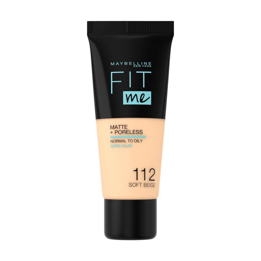 Maybelline - Fit Me Matte + Poreless Foundation - 112 Soft Beige - 30 ml