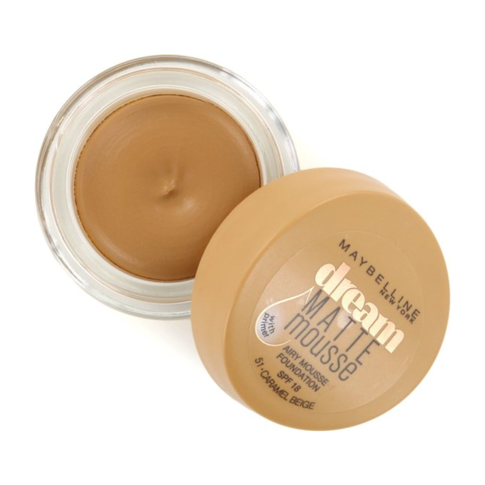 Maybelline Foundation Dream Matte Mousse 51 Caramel Beige