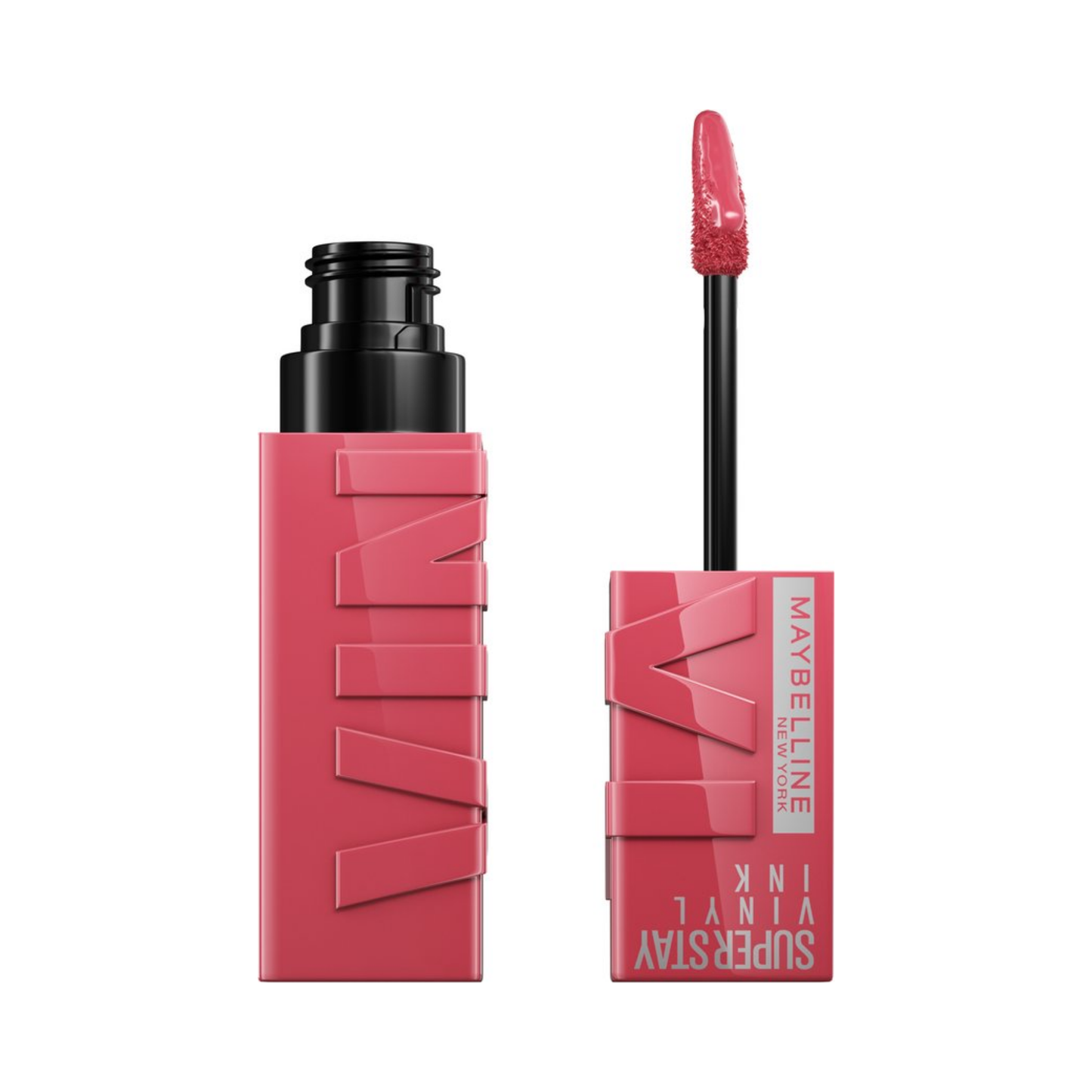 Maybelline New York SuperStay Vinyl Ink Longwear Liquid Lipstick - 160 Sultry - vloeibare lippenstift - voor een schitterende glans en intense kleur - blijft tot wel 16 uur zitten - geeft niet af - roze