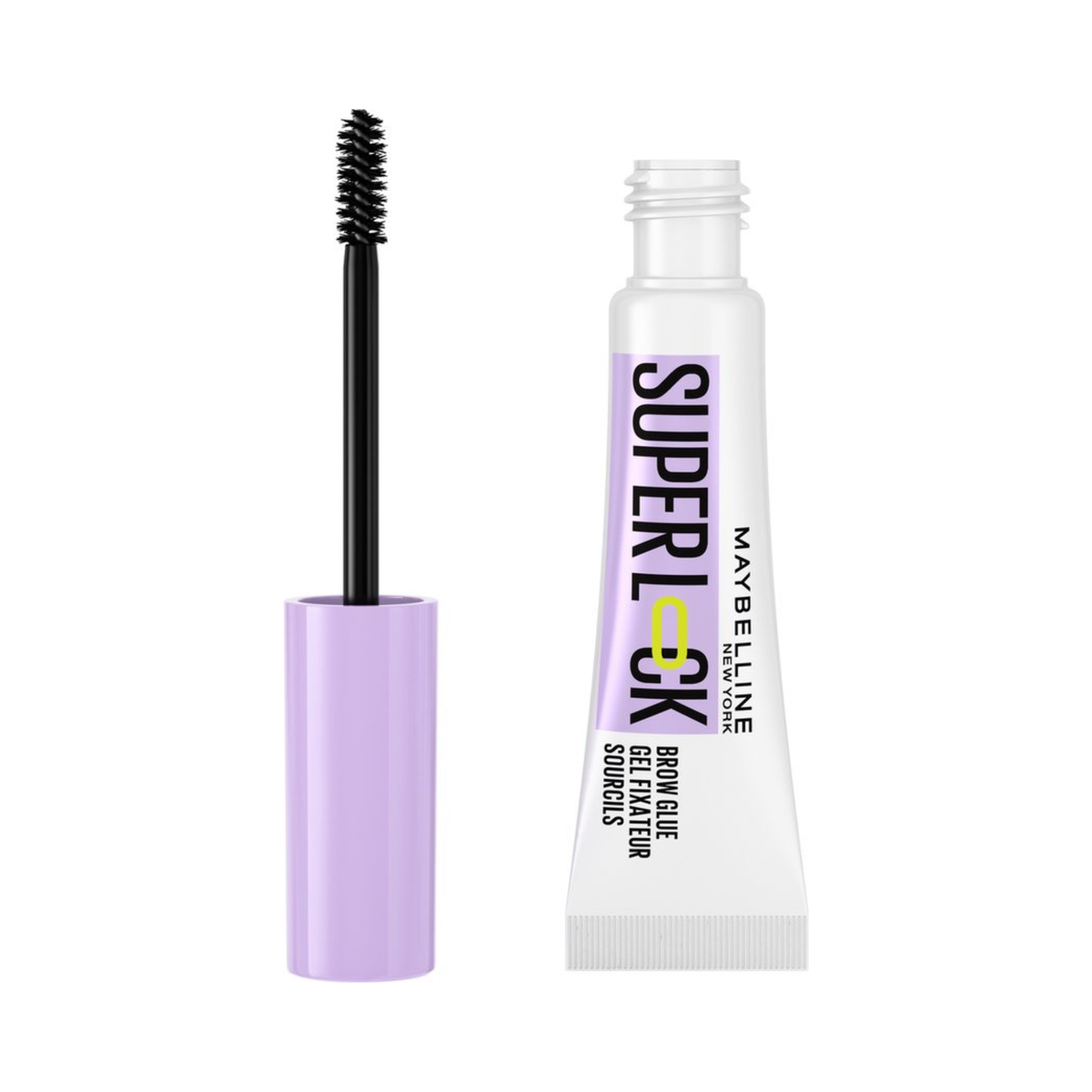Maybelline New York Superlock Brow Glue - transparante wenkbrauwgel - voor gestylde wenkbrauwen tot wel 24 uur - gel formule voelt licht aan, plakt en klontert niet - inclusief wenkbrauwstylingborstel