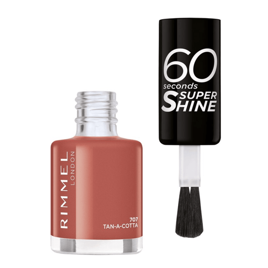 Rimmel 60 Sec Nail Polish Quick D 708 Kiss In The Nude  8 ML