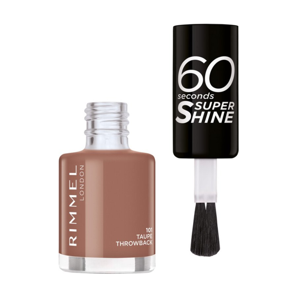 Rimmel 60 Seconds Super Shine Nagellak - 101 Taupe Throwback