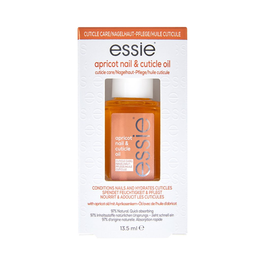 essie - nagelverzorging - apricot nail & cuticle oil - verzorgende nagel- en nagelriemolie met abrikozenolie - 13,5 ml