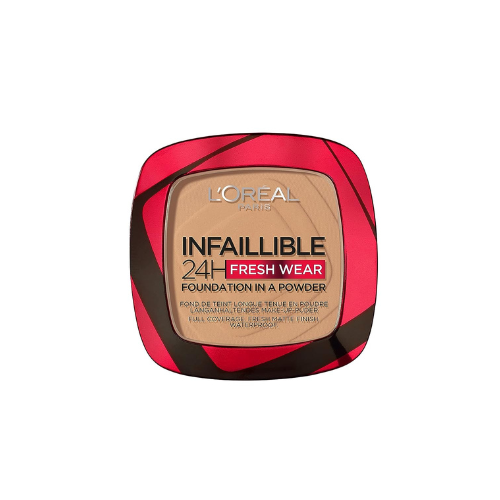 L'Oréal Paris Wasserfestes Puder Make-up mit hoher Deckkraft